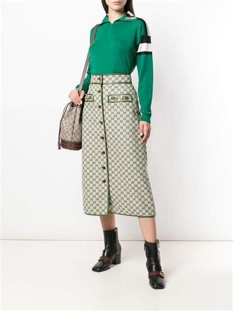 green gucci skirt|farfetch gucci skirts.